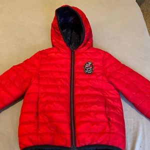 Winter jacket for boys size 4 reversible